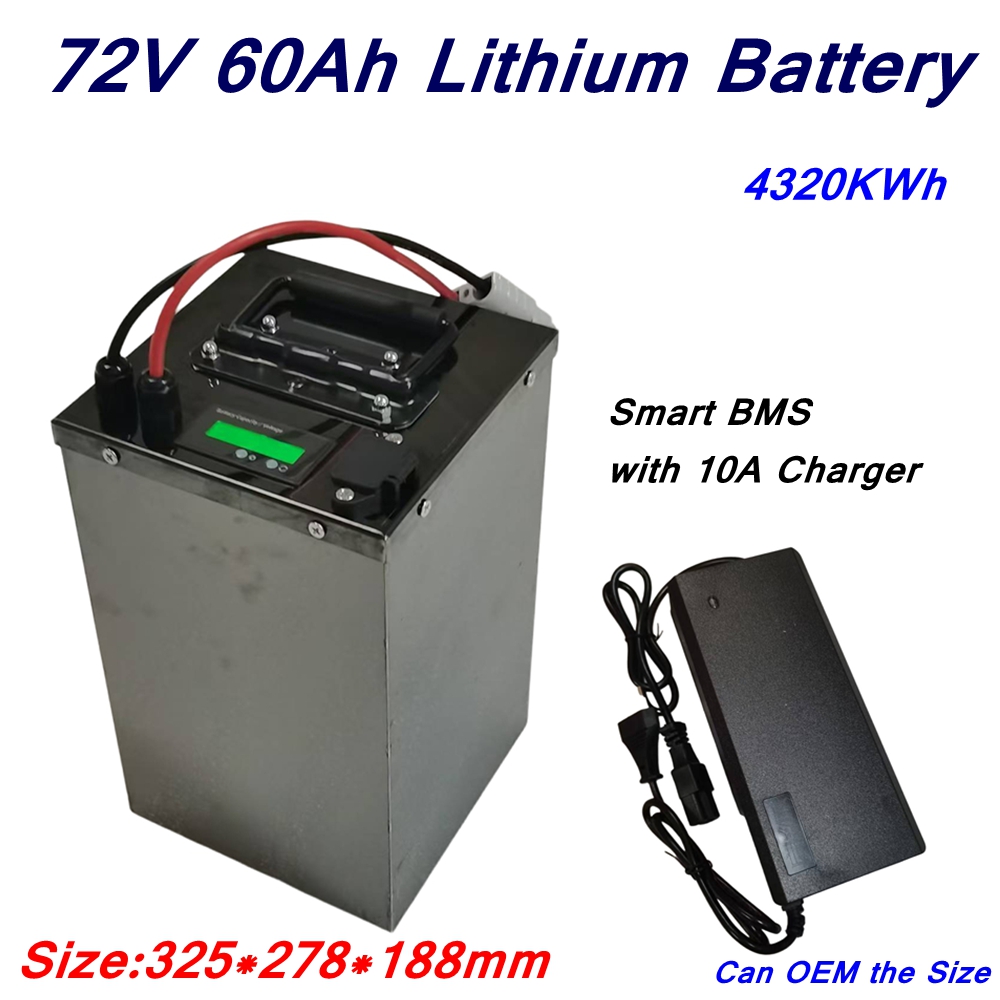 72V 40Ah Lifepo4 Battery Pack - 20S 72v 60Ah リチウムイオンリチウムポリマーバッテリーパック BMS 付き