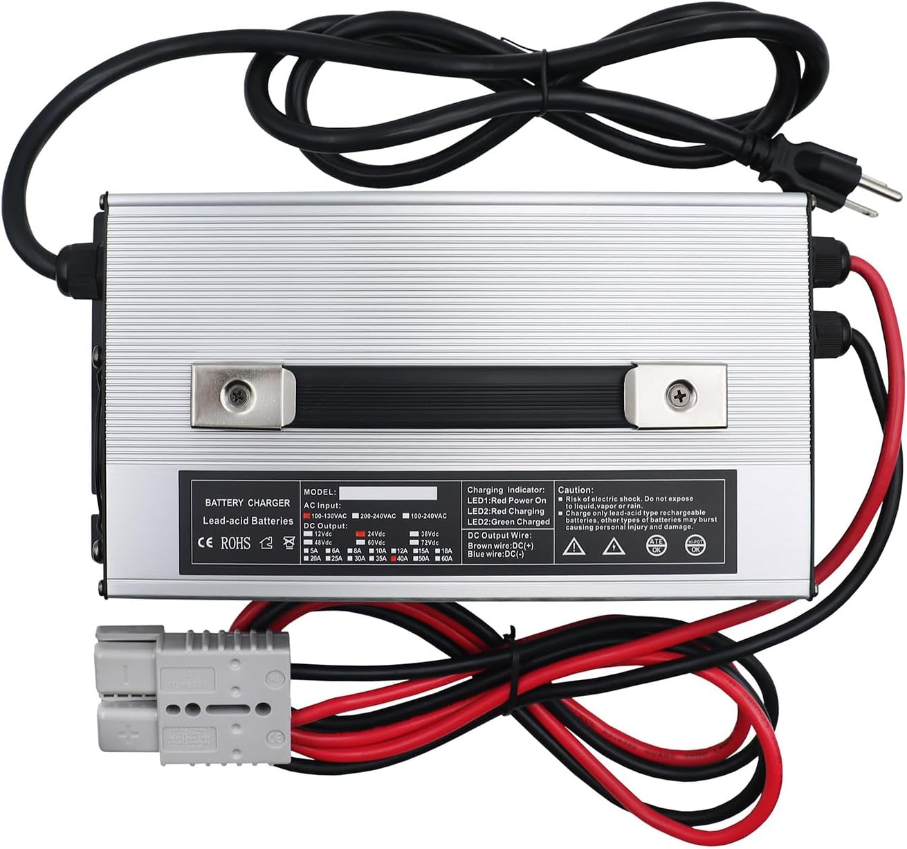 カスタマイズされた72V 15A鉛蓄電池急速自動充電器（12 - 72V 15A Fast Charger のレビューと価格