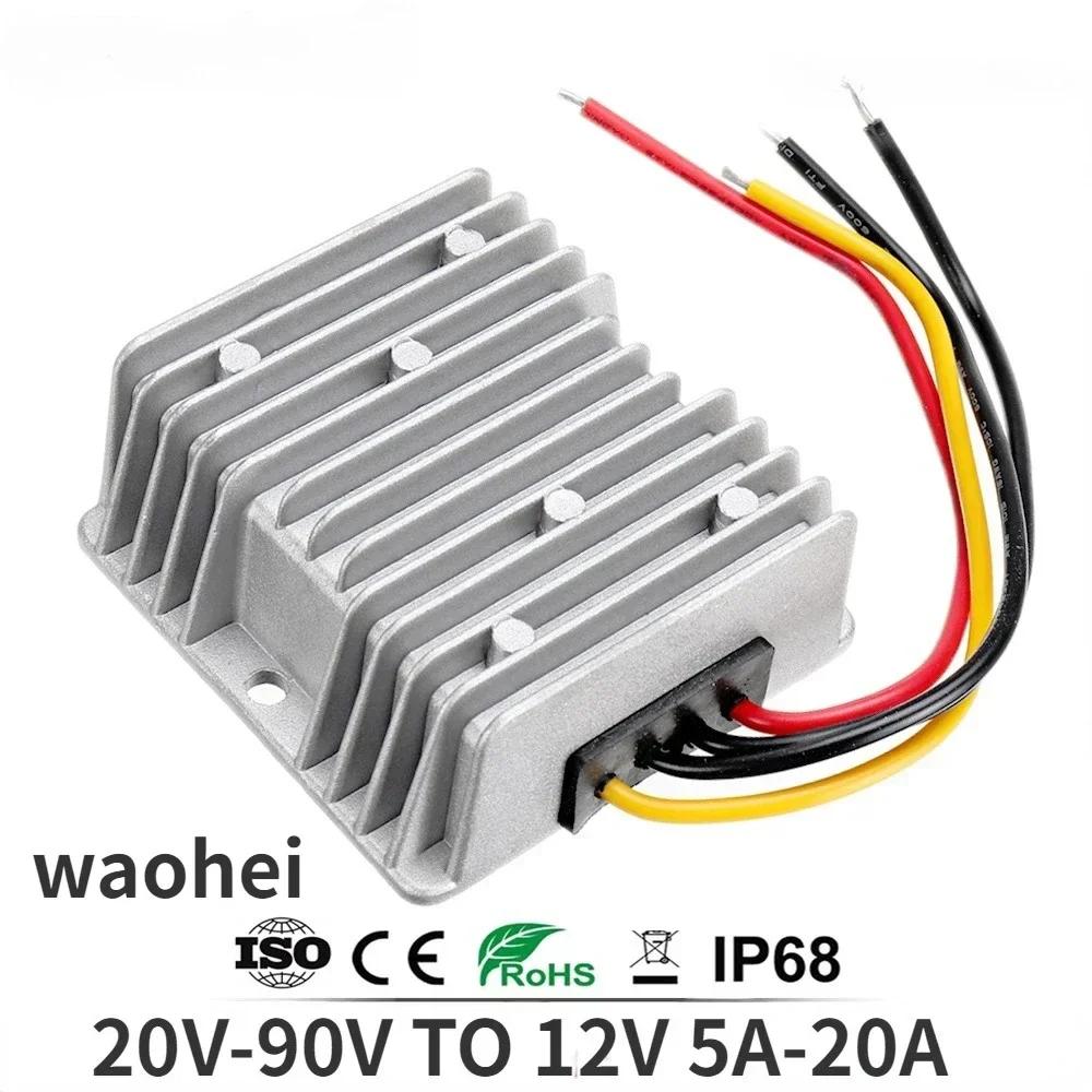 電圧レギュレーターバック,車,トラック,ボート,電源,DCコ - 72V 15A Fast Charger のレビューと価格