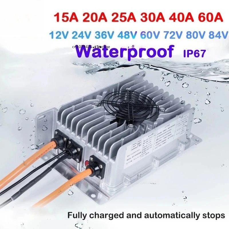 24V 48V 60V 72V 80V 84V 100.8V - 72V 15A Fast Charger のレビューと価格