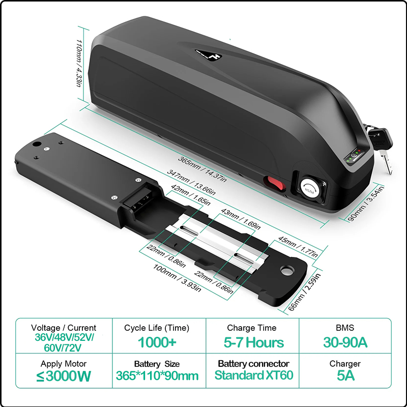 48V 50AH 52V 36V 30AH 電動自転車バッテ - 60V 50Ah Electric Scooter Battery のレビューと価格