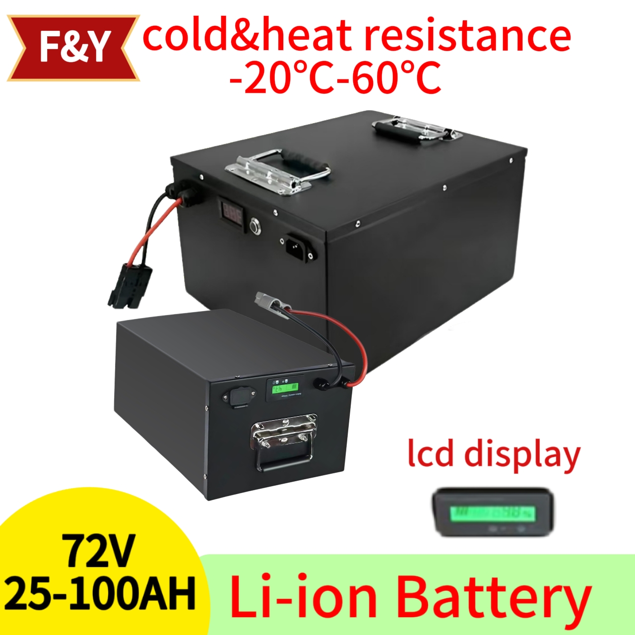 F&Y72V 25Ah 35Ah 45Ah 65Ah 80A - 72V 40Ah Lifepo4 Battery Pack のレビューと価格