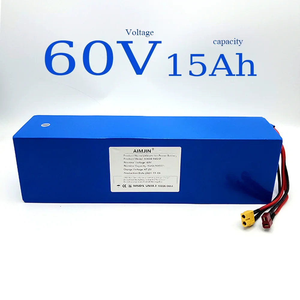 60V 15Ah バッテリー 16S4P 15000mAh  - 60V 50Ah Electric Scooter Battery のレビューと価格