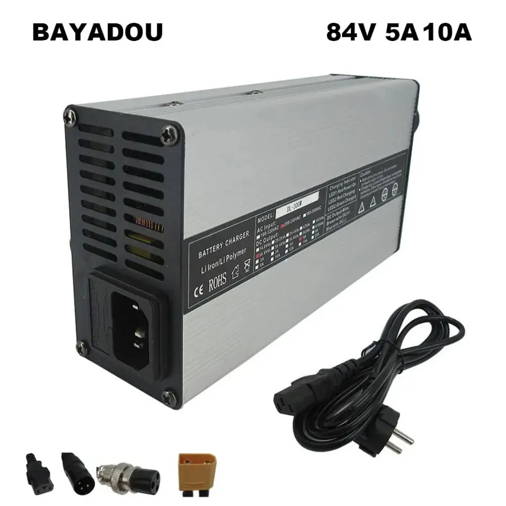 72V 4A 5A 10A リチウムスマート充電器 20S  - 84V 20A Smart Charger のレビューと価格